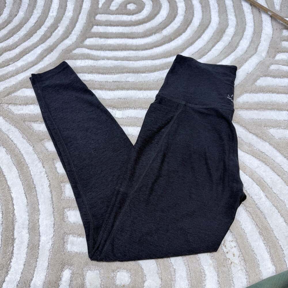 Beyond Yoga Spacedye pocket High Waisted Leggings Black Charcoal M
